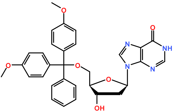 (image for) MC080608 5'-O-(4,4'-dimethoxytrityl)-2'-deoxyinosine
